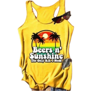 Printed Loose Tank Top sz XXl